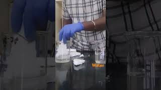 Acetone vs Styrofoam chemistry experiment science shorts trending viral education facts ai [upl. by Strohbehn]