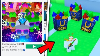 🎇 New Year UPDATE is FINALLY Here in Pet Simulator 99 [upl. by Notsa]