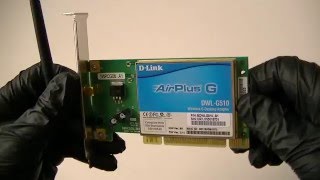 DLink AirPlus G DWLG510 Wireless Adapter [upl. by Nitsir]