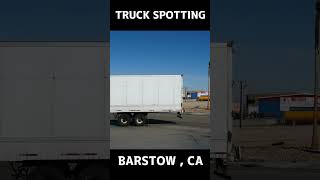 TRUCK SPOTTING 01010  BARSTOW automobile semi semitrailer [upl. by Aile]