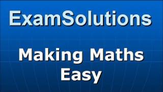 Quadratic Equations factorising method  ExamSolutions [upl. by Margot337]