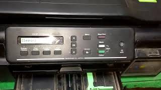 Cara Test Print Dan Cleaning Manual Printer Brother DCPT700W [upl. by Waring]