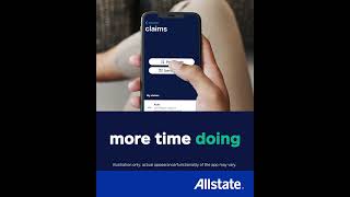 File claims and more in the Allstate® app [upl. by Joelynn]