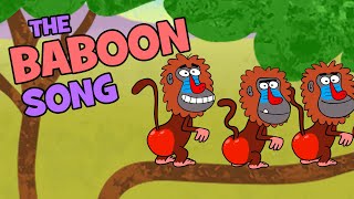 Baboon Song  monkey song bum dance for kids  Hooray Kids Songs amp Nursery Rhymes  funny kids song [upl. by Trebeh]