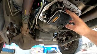 Transmission Fluid Leak Diag on a 48RE Transmission [upl. by Falkner]