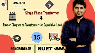 Phasor Diagram of a Transformer for Capacitive Load [upl. by Bish]