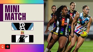 Port Adelaide v Collingwood Mini Match  Week Seven 2024  AFLW [upl. by Neivad405]