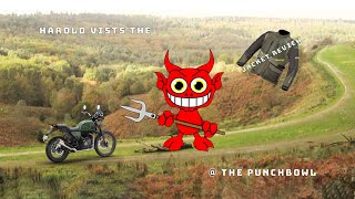 Devils Punch Bowl Byway Ride  Royal Enfield Himalayan 411 [upl. by Aidualk]