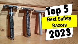 ✅Top 5 Best Safety Razors Review 2023 [upl. by Mavilia]