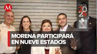 Morena publica finalistas para competir por gubernaturas en elecciones de 2024 [upl. by Linzy]