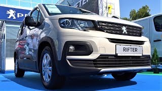 Peugeot Rifter GT Line 2019 Demonstration Interior Exterior Walkaround  Technical Fair 2018 [upl. by Dolly]