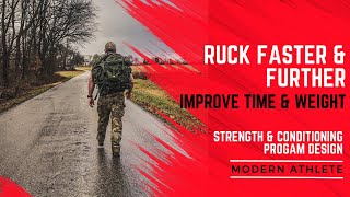 RUCK Further amp Faster Improve Time and Weight Using the Ruck Calculator 6Month Progression [upl. by Nauht]