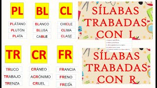 SILABAS TRABADAS  R Y L [upl. by Aicilaf]