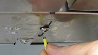 Door contact switch adjustment Convotherm maxx combi oven  Technical Service [upl. by Aztinay]