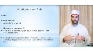 04  Hanafi Fiqh  Filth And Nullifiers of Wudu [upl. by Airad4]