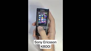 Sony Ericsson K800i Cybershot sony ericsson k800 k800i retro phone collection [upl. by Arammat]