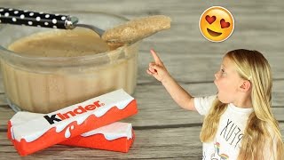 ♡• RECETTE MOUSSE AU KINDER  RECETTE INÉDITE •♡ [upl. by Liman141]