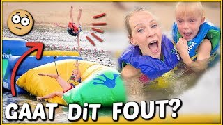 LUAN DOET SALTO iN AQUAPARK 😱  Bellinga Familie Vloggers 1454 [upl. by Octavus]