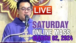 QUIAPO CHURCH LIVE MASS TODAY REV FR DOUGLAS BADONG MARCH 22024 [upl. by Macur]