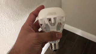 SANSI LED 18 watts light Bulbs Review [upl. by Nodlew]