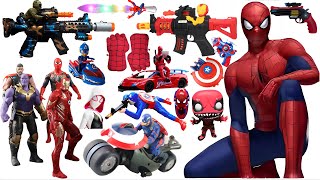 20minute display SpiderMan Venom powerful Captain America toys and Hulk sound and light toys [upl. by Theodosia]