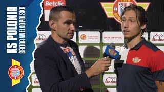 Aleksander Kluczyński po meczu z Pogonią II Szczecin 23092024 [upl. by Anrat773]