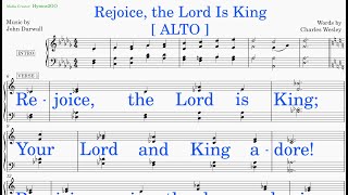 Rejoice The Lord Is King Darwall  Wesley v2 Alto [upl. by Anatollo]