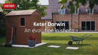 How To Build Keter Darwin 4x6 Shed  Step by Step Assembly Video [upl. by Ailadi452]