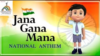 Jana Gana Mana  National Anthem by Students of Knowledge Tutorials [upl. by Cruz]