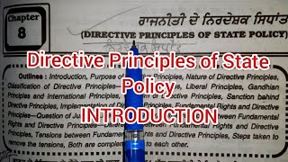 Directive Principles of State Policy  Introduction  Political Science [upl. by Alissa]