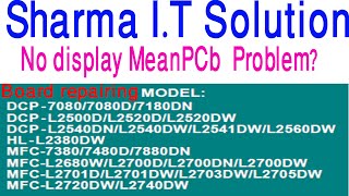 No display PCB problem try this  DCPL2540DW No display [upl. by Asilaj]