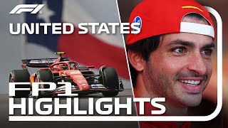 FP1 Highlights  2024 United States Grand Prix [upl. by Ahsatsana]