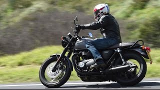 Triumph Bonneville T120 Review Road Test  Visordown Motorcycle Reviews [upl. by Albion]