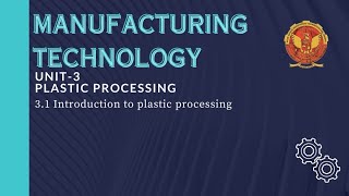 31 Introduction to Plastic Processing  ME405 [upl. by Ennaul461]