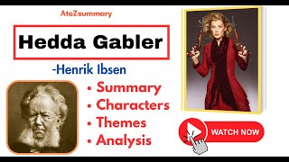 Hedda Gabler by Henrik Ibsen Summary Analysis Characters amp Themes henrikibsen dramaalert [upl. by Whiting]