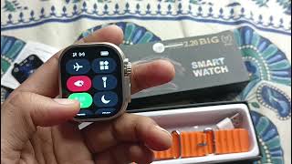 t900 ultra smartwatch review best apple watch ultra 2 clone t900 ultra 2 smartwatch features t900 [upl. by Arnuad894]