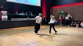 NM Folkeswing i Kirkenes 121024  Finale Fast  Voksen A  Kim og Martine [upl. by Nrobyalc]