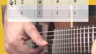 Guitare pour débutants 12  cours COMPLET [upl. by Wilinski394]