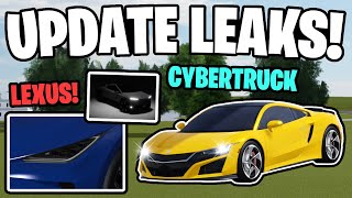 NEW GREENVILLE UPDATE LEAKS CYBERTRUCK amp BMW  Roblox Greenville [upl. by Busch]