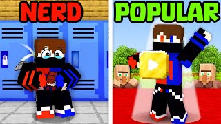 Minecraft but From Nerd to Popular [upl. by Drawets]