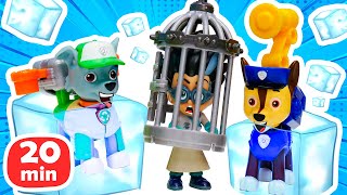 Spielspaß mit der Paw Patrol  Spielzeug Videos für Kinder Paw Patrol Kompilation [upl. by Utley531]