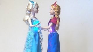 ELSA AND ANNA FROZEN Disney Musical Dolls 🌺TOGETHER Singing 💙 [upl. by Reivad]