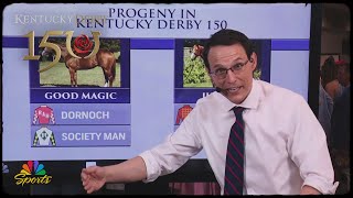 Steve Kornacki discusses horses with Kentucky Derby winning genes  NBC Sports [upl. by Oned916]