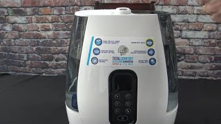 COSTCO Homedics Ultrasonic Humidifier Step By Step Cleaning Process [upl. by Willumsen]