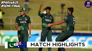 Pakistan vs Australia Under 19 World Cup 2024 Semi Final Highlights 2024  PAK vs AUS Highlights [upl. by Henig351]