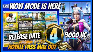 GOOD NEWS FOR BGMI PLAYERS  NEW MODE COMING  A4 ROYAL PASS MAXED OUT DBS UPGRADABLE FREE  BGMI [upl. by Krahmer936]