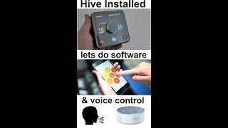 Hive thermostat Android software install and Alexa Amazon Echo [upl. by Ellatsyrc753]