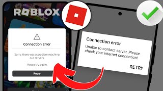 How To Fix Roblox Connection Error [upl. by Loos]