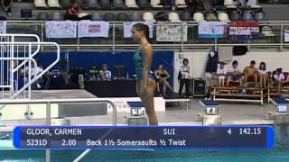 Eindhoven Diving Cup 2013  Meisjes B 3m springplank [upl. by Geehan]