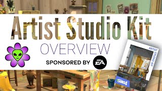 Artist Studio Kit The Sims 4 Overview eapartner [upl. by Yeltsew]